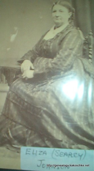 Eliza JOHNSON nee SEARCY