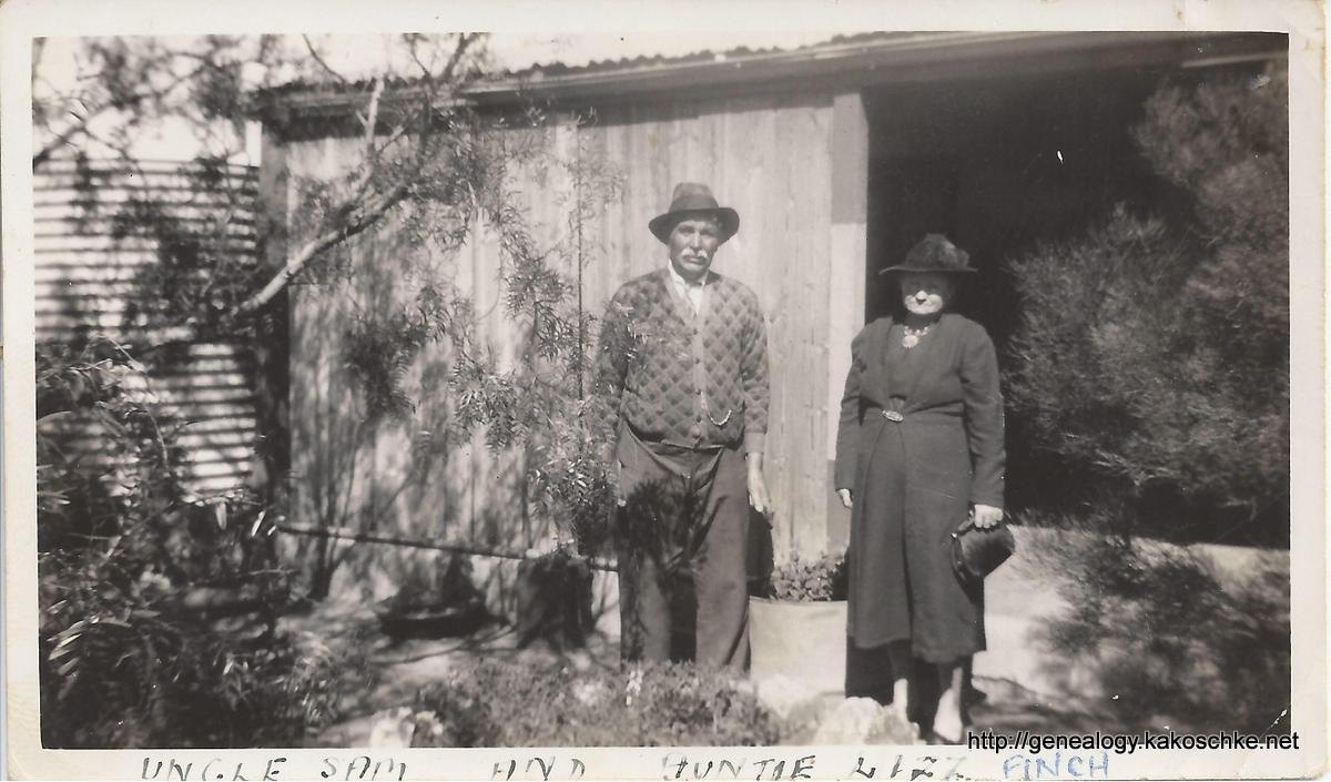 Samuel & Elizabeth Finch (nee Prior)